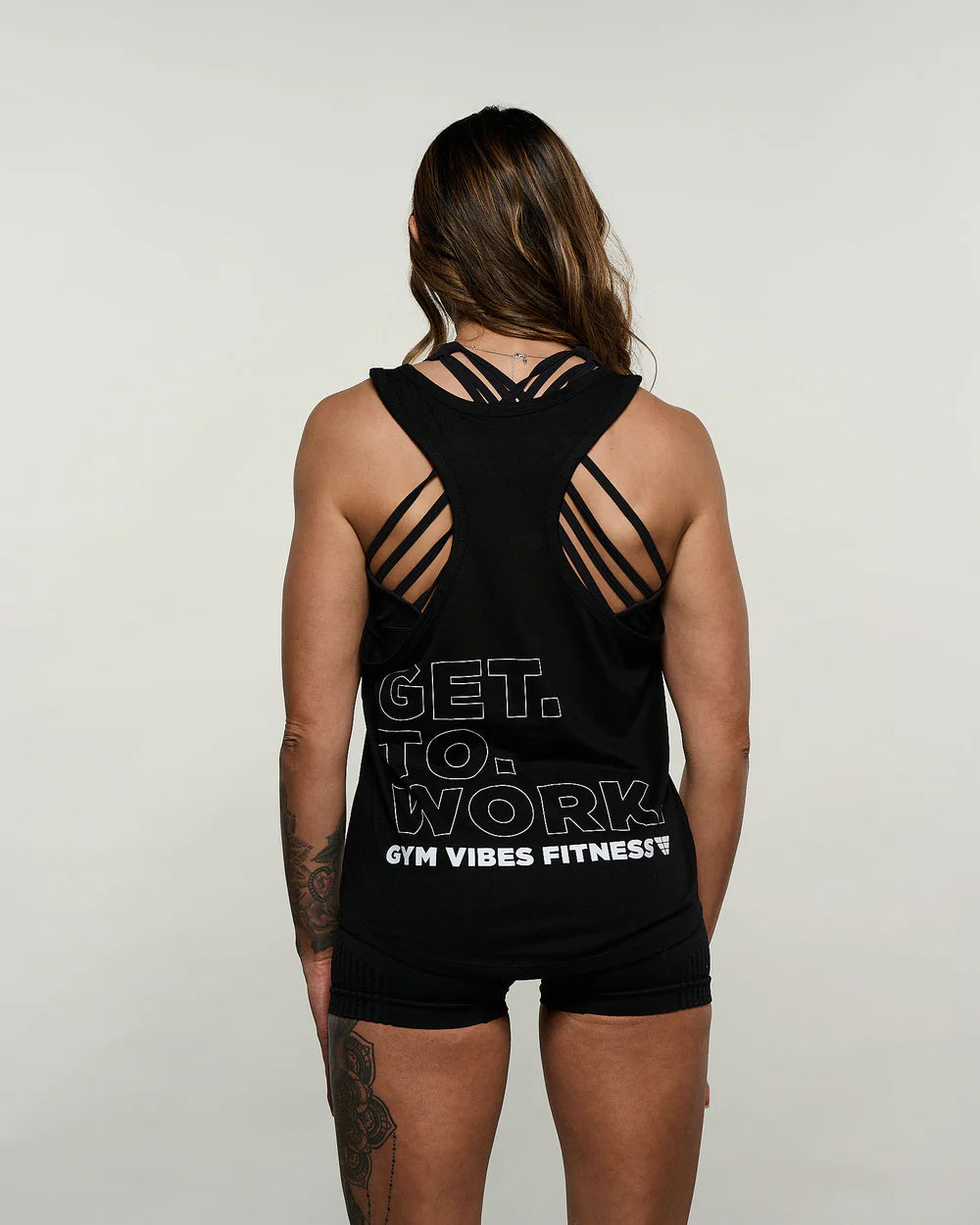 Gym Vibes Get To Work Fitness Women's Tank
