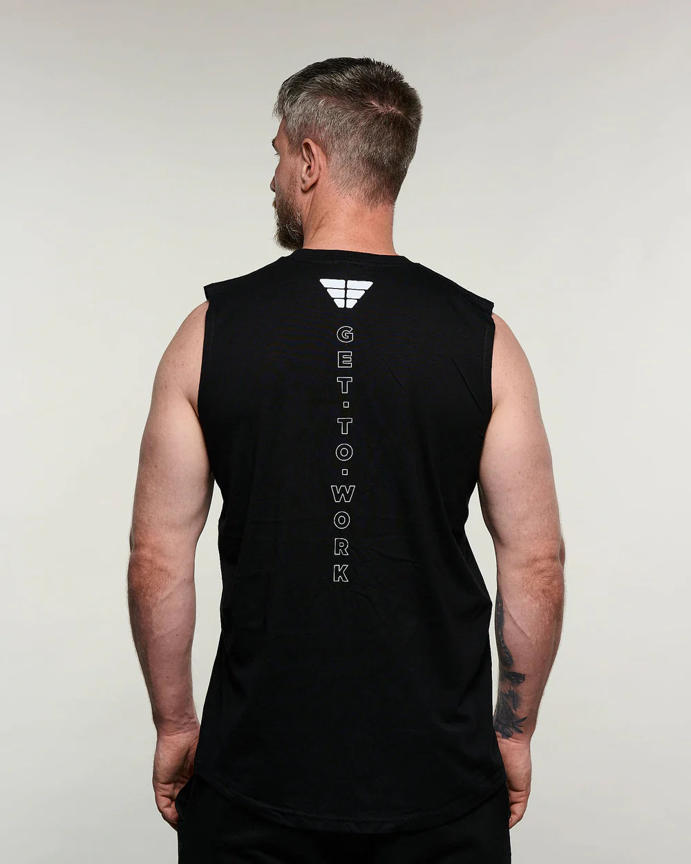 Gym Vibes Spinal Get To Work Men's Tank