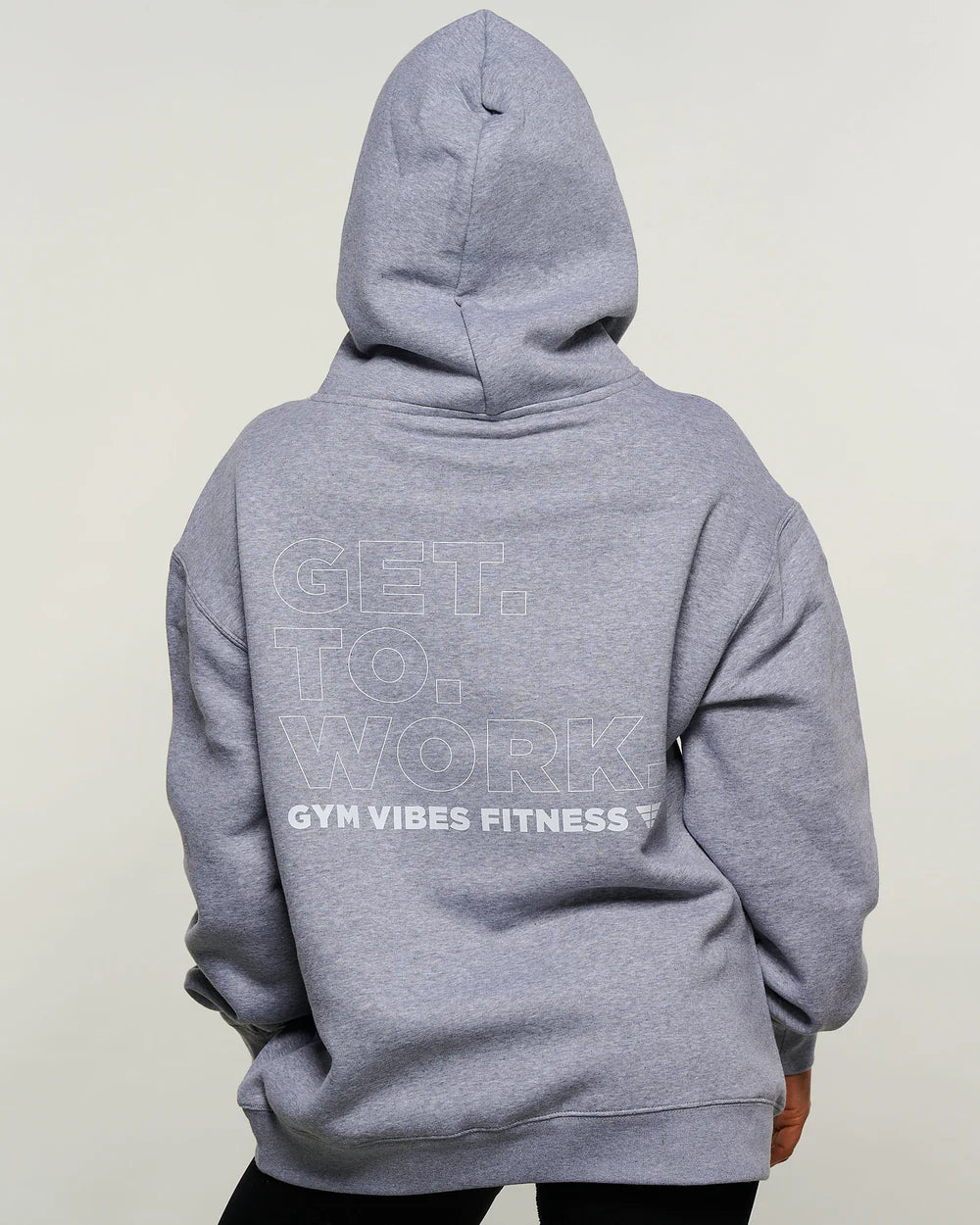 Gym Vibes Get To Work Fitness Women's Hoodie