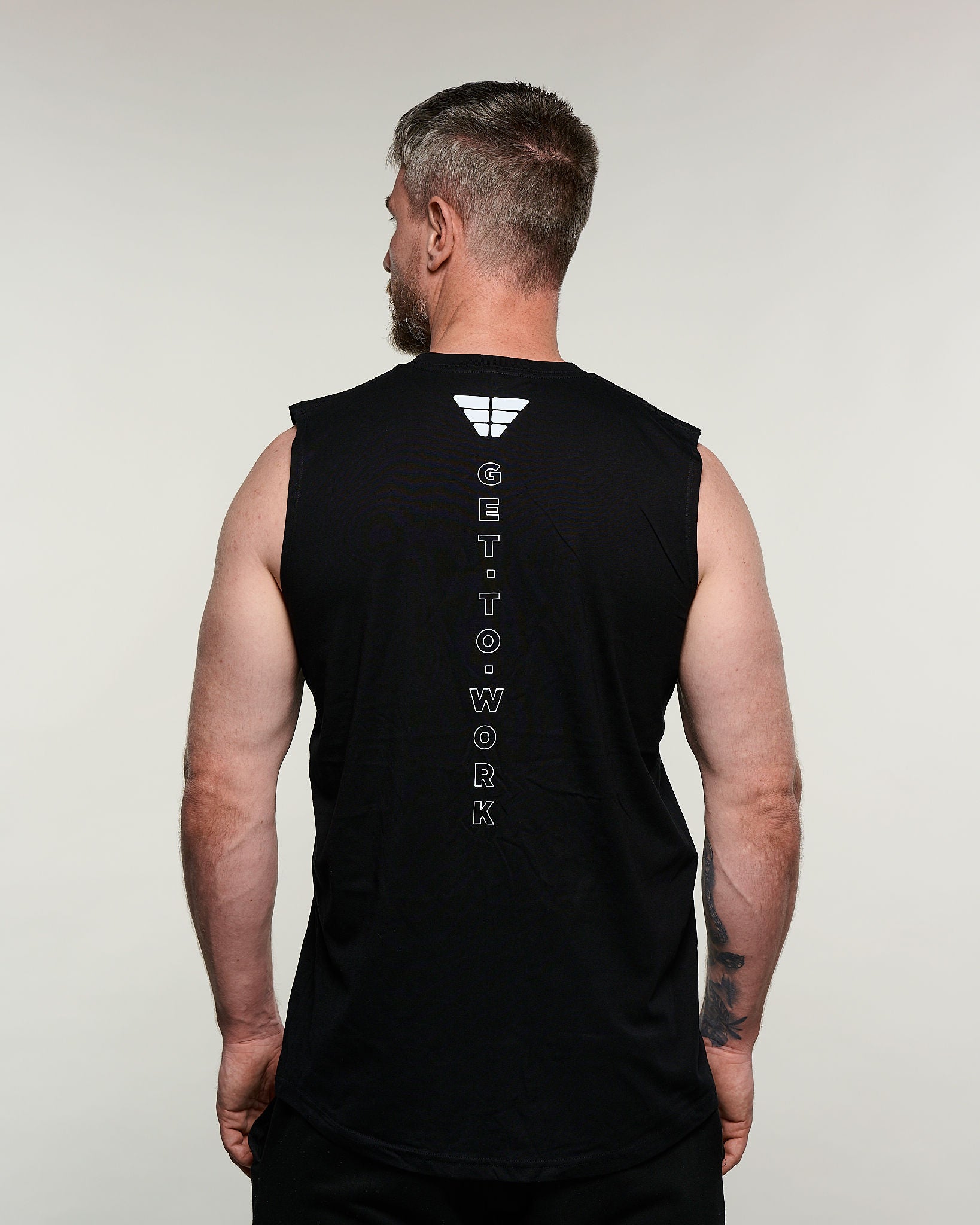 Gym Vibes Spinal Get To Work Men's Tank