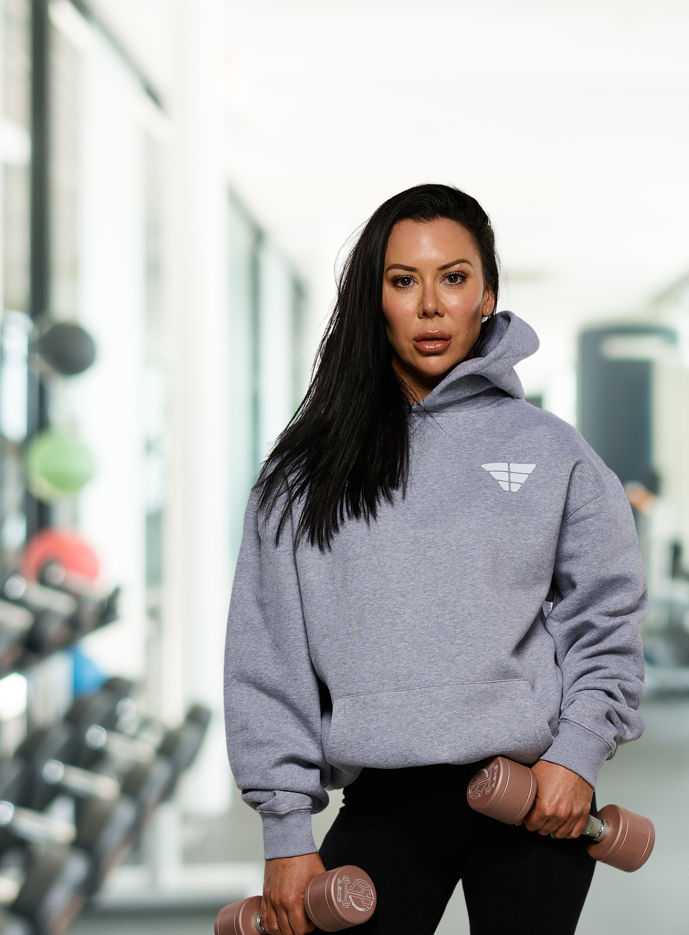 Gym Vibes Get To Work Fitness Women's Hoodie